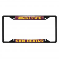 Arizona State Sun Devils Metal License Plate Frame Black Finish