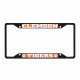 Clemson Tigers Metal License Plate Frame Black Finish