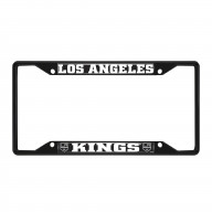 Los Angeles Kings Metal License Plate Frame Black Finish