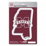 Fanmats, Mississippi State University State Shape Decal