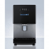 Accucold 160 lb. ice/water dispenser for countertop use, filter kit included