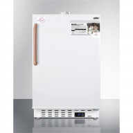 ADA compliant built-in undercounter MOMCUBE all-freezer for breast milk storage with lock and copper handle
