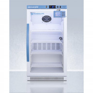 Pharma-Vac Performance Series ADA compliant all-refrigerator with glass door and factory-installed DDL