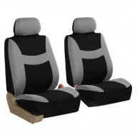 Light and Breezy Cloth Bucket Seat Covers - GRAYBLACK