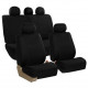 Light and Breezy Cloth Seat Covers - BLACK
