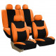 Light and Breezy Cloth Seat Covers - ORANGE