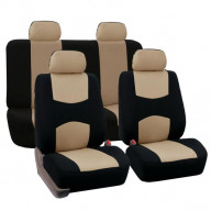 Flat Cloth Seat Covers- BEIGE