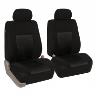 Deluxe 3D Air Mesh Bucket Seat Covers - BLACK