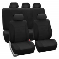 Classic Khaki Car Seat Covers - BLACK