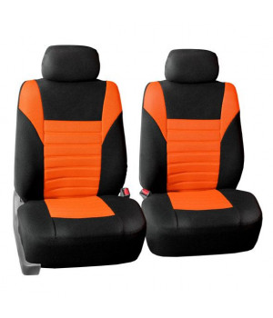 3D Air Mesh Fabric Car Seat Covers - ORANGE
