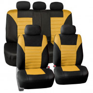 Premium 3D Air Mesh Seat Covers - Full Set - YELLOW