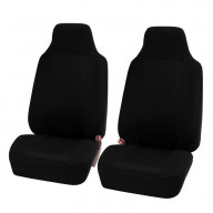 Sandwich Fabric Bucket Seat Covers - BLACK
