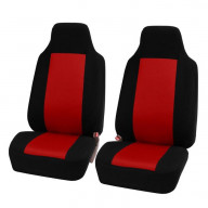 Sandwich Fabric Bucket Seat Covers - RED