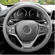 SILICONE STEERING WHEEL COVER - GRAY