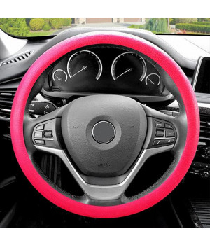 SILICONE STEERING WHEEL COVER - MAGENTA