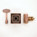 3-STEP STRAIGHT MULTIFUNCTIONAL VALVE KIT W/ SQUARE FLANGE AND 3