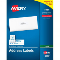 Avery® Copier Address Labels - 1
