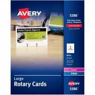 Avery® Uncoated 2-side Printing Rotary Cards - Index Card - 3