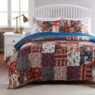 Barefoot Bungalow, Poetry Quilt Set 2-Piece Twin/XL, Classic