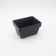 4-Pc Small Basket Set 7 x 5 x 3 Black
