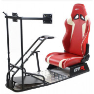 GTSF Model Black Frame Red/White Seat