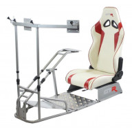 GTSF Model Silver Frame White/Red Seat