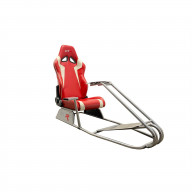 GTS Model Silver Frame Red/White Seat