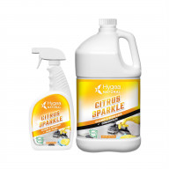 Citrus Sparkle - Natural Cleaner and Degreaser 24oz Spray + Concentrated Refill