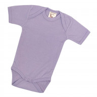 Organic Cotton Short Sleeve Bodysuits/Onesies - Soft Lavender 24m