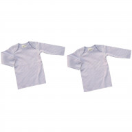 Infant Lap Tees Long Sleeve - 2 Pack Lavender Striped