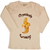 Infant Lap Tees Long Sleeve - Organically Growing Natural Banana