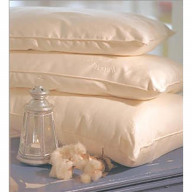 Organic Cotton Natural Kapok Filled Pillows - Boudoir Pillow Kapok Regular Fill Zip Closure
