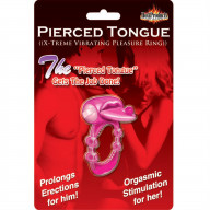 Pierced Tongue Xtreme Vibrating Pleasure Ring
