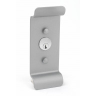 EXIT DEVICE BUTTERFLY KEYED ENTRY PULL TRIM