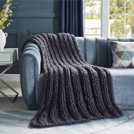 Sinclair Channel Knit Throw 50