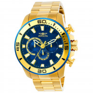 invicta Men's 22587 Pro Diver Quartz Chronograph Blue Dial Watch