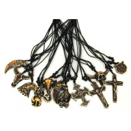 Bone Necklace Cross Set of 12