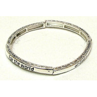 Stackable Stretch Bangle-For The World