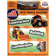 All About Construction-Building-Lumberjacks DVD w Collectible Toy