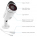 5MP POE Outdoor IP Security Camera, 65ft IR Night Vision Motion Detection IP66 Waterproof