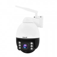JideTech PTZ Camera Outdoor 5MP 5X Optical Zoom PoE Camera with IP66 Waterproof P3-5X-5MP (White and Black)