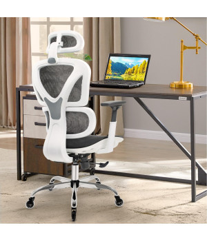 KERDOM Office Chair, High Back Adjustable Height Home Gaming Chair with 3D Armrests