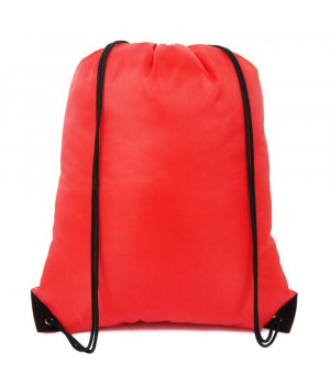 Promotional Drawstring backpacks In Red
