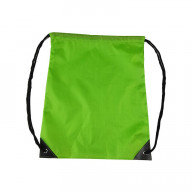 Promotional Drawstring backpacks In Light Green