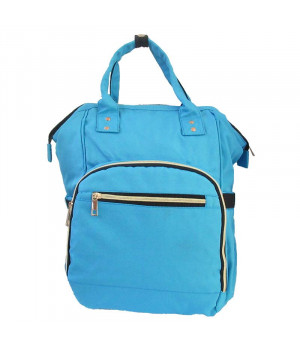 Diaper backpacks - Plain Weave Sky Blue