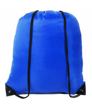 Promotional Drawstring backpacks In Blue