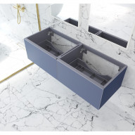 Vitri 60 - Nautical Blue Double Sink Cabinet