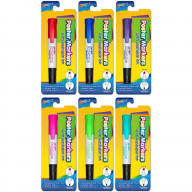 1pk Washable Double Ended Poster Markers (Set of 2)