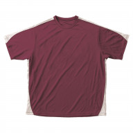 TWO COLOR T-SHIRT-ADULT-MAR/WH-3X