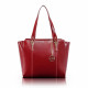 M Series | ALICIA | Leather Ladies' Tote with Tablet Pocket - Red